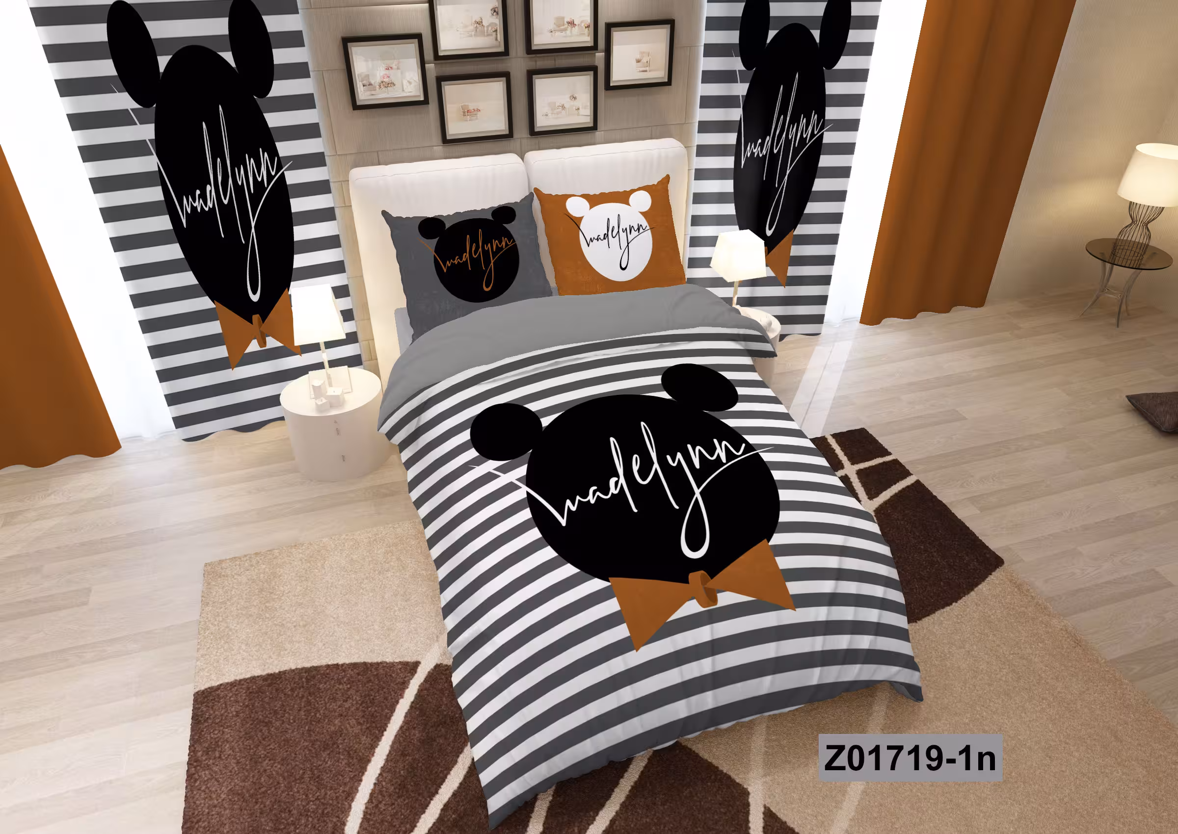 لحاف روتختی تنسل سه بعدی (3D) کالای خواب متین کد 1719