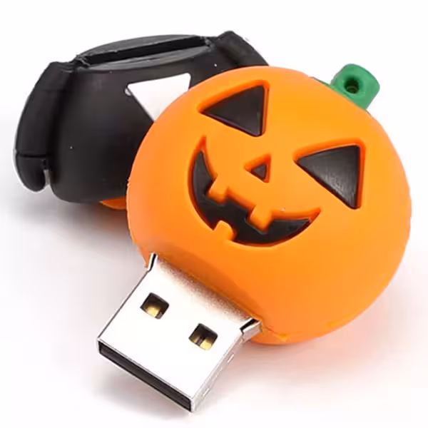 فلش مموری کینگ فست مدل Pumpkin Halloween HA-12 ظرفیت 32 گیگابایت