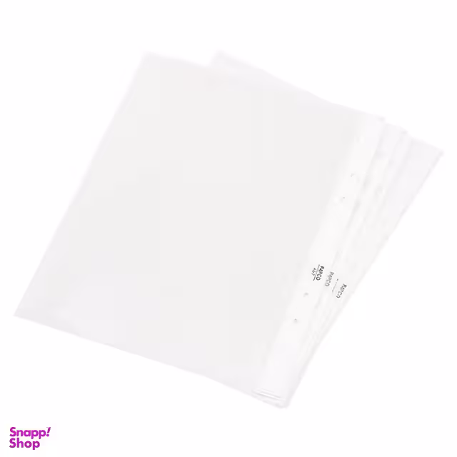 کاور A4 پاپکو (Papco) مدل اندیکس بی رنگ شفاف بسته 100 عددی