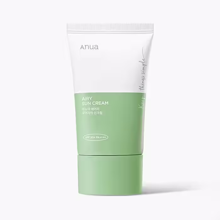 ضد آفتاب تسکین دهنده ایری آنواAnua Airy Sun Cream