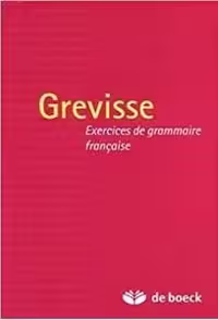 Grevisse exercices de grammaire francaiseکتاب
