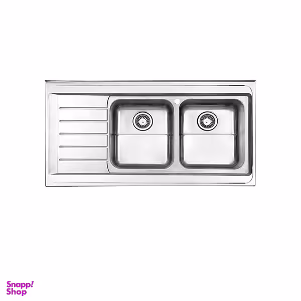 سینک ظرفشویی استیل البرز مدل 735 روکار