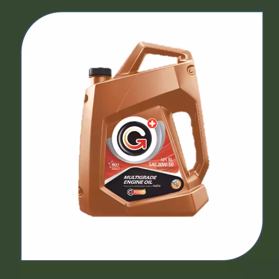روغن موتور جی فورس (جی پلاس) 4 لیتری 20W50 بطری پلاستیکی SL