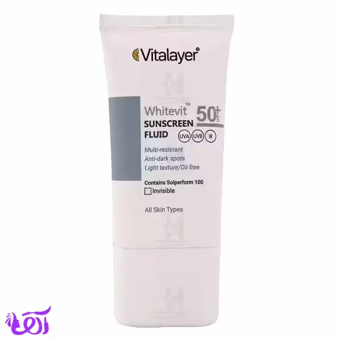 کرم ضد‌آفتاب فلوئیدی ویتالیر مدل WHITEVIT حجم 50ML