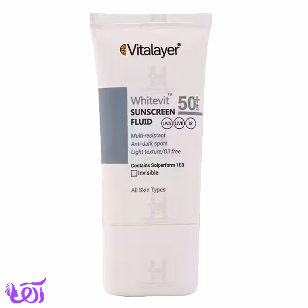 کرم ضد‌آفتاب فلوئیدی ویتالیر مدل WHITEVIT حجم 50ML