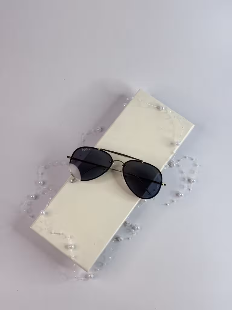 عینک افتابی برند rayban مردانه اسپرت خلبانی یووی 400