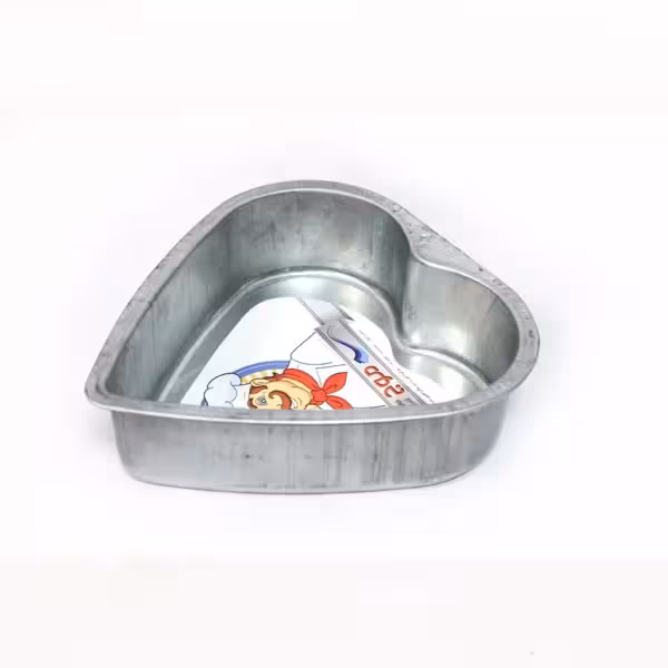 قالب کیک گالوانیزه قلب بزرگ موج