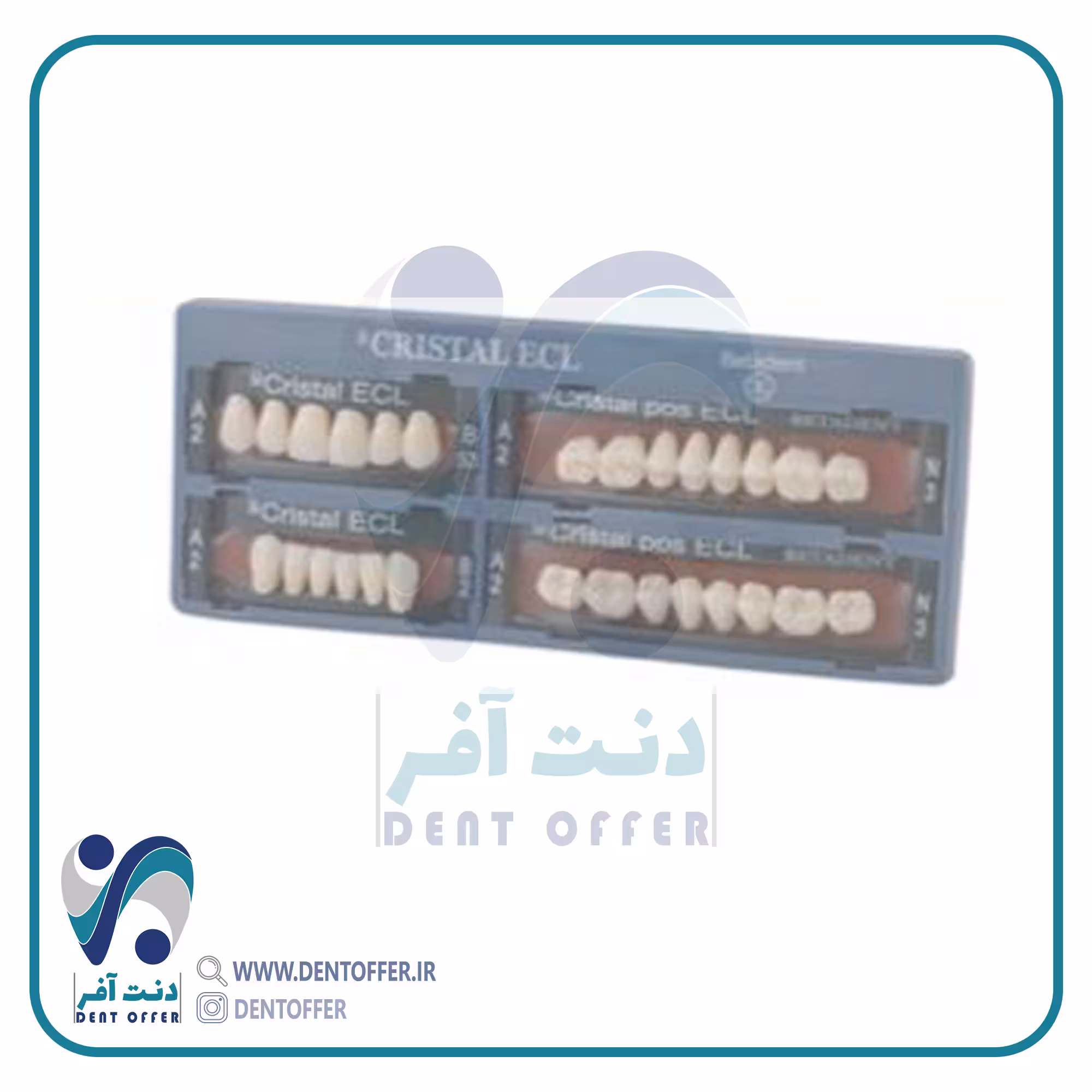 دست کامل دندان کریستال