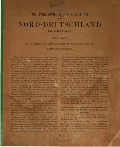 خرید و دانلود نسخه کامل کتاب Die politische Neu-Gestaltung von Nord-Deutschland im Jahre 1866