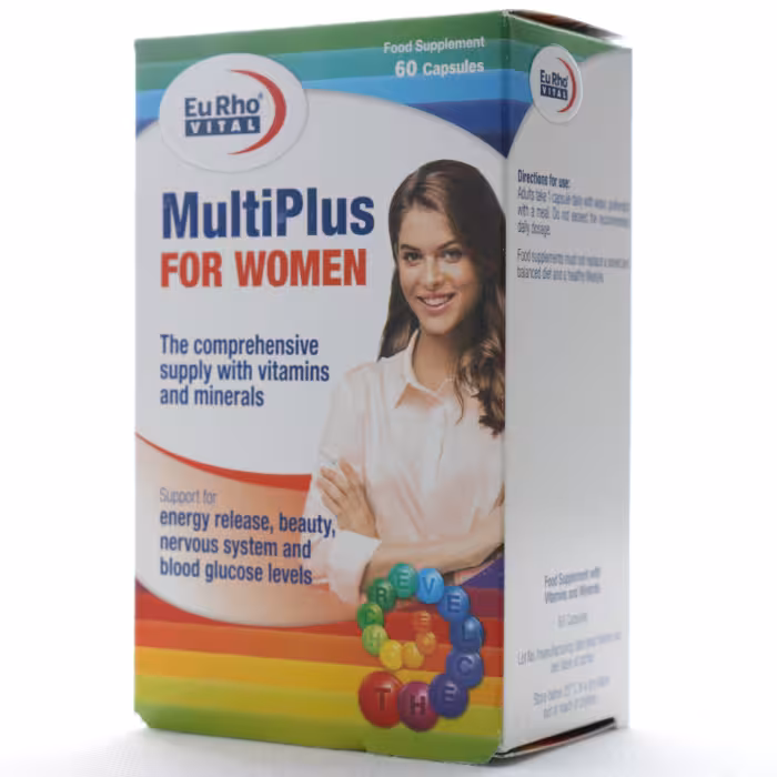 کپسول مولتی پلاس بانوان یوروویتال 60 عددی - دارونت