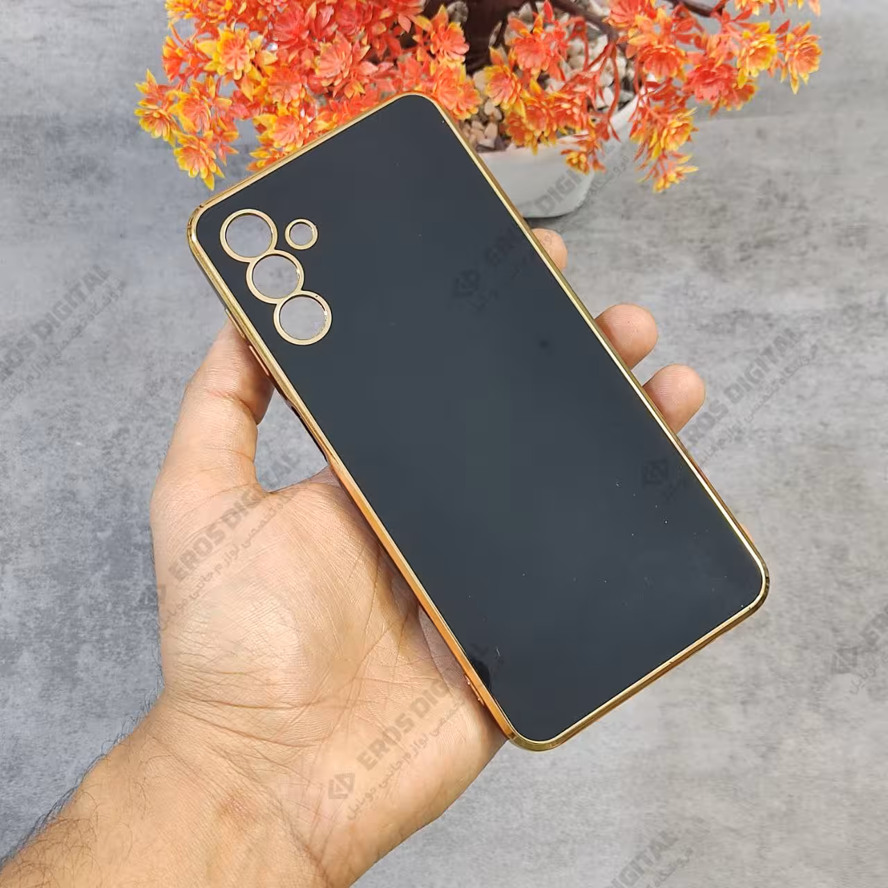 قاب مای کیس Samsung A04s دور طلایی الکتروپلیتینگ