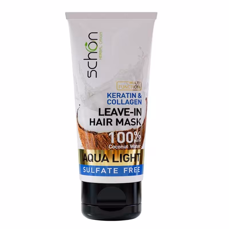 ماسک مو کراتین و کلاژن شون مدل آکوالایت بدون آبکشی (200 میل)