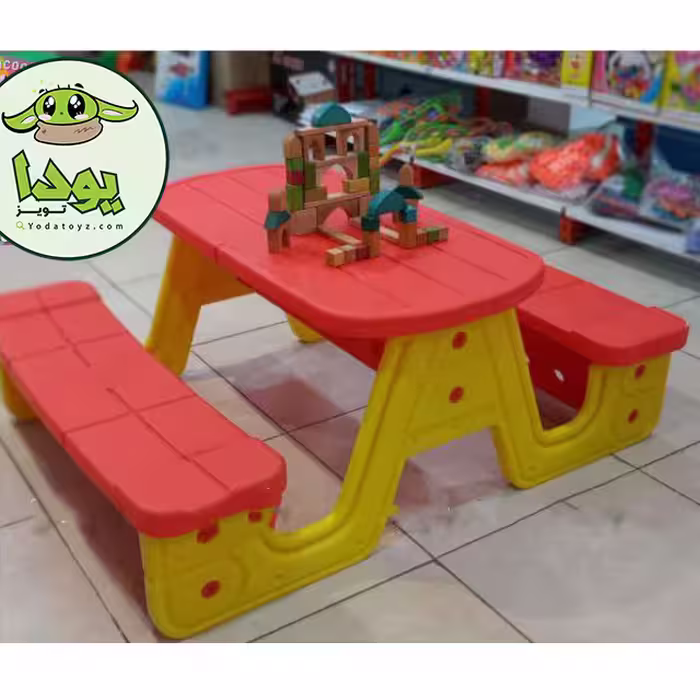 میز و صندلی 6 نفره کودک مدل پیک نیک