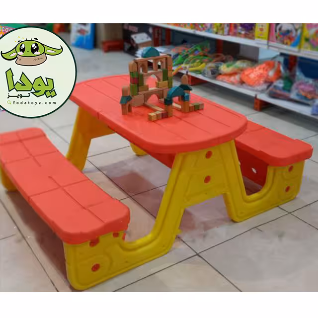 میز و صندلی 6 نفره کودک مدل پیک نیک
