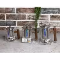 قوری اروپایی مربع دسته چوبی