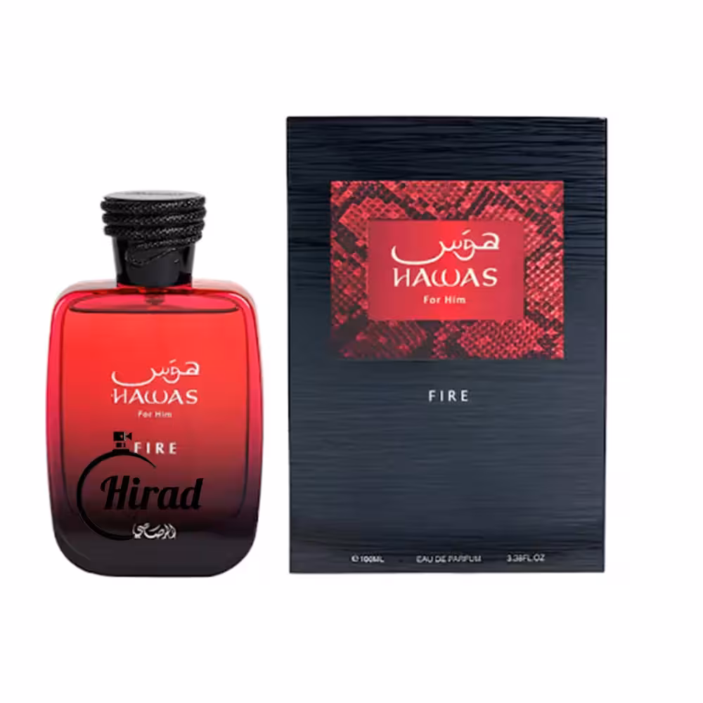 خرید عطر ادکلن هوس فایر رصاصی - هیراد پرفیوم