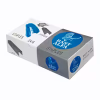 سوزن منگنه آلفا سایز 24/6-10بسته 1000 عددی