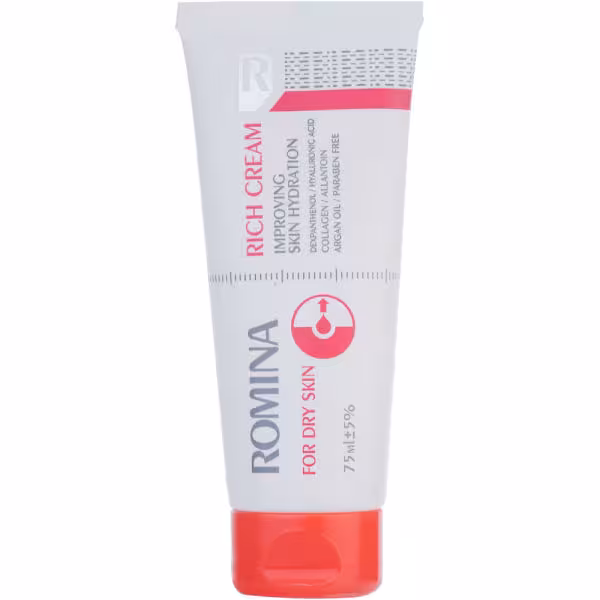 کرم تقویت کننده و آبرسان پوست نرمال 75 میل رومینا