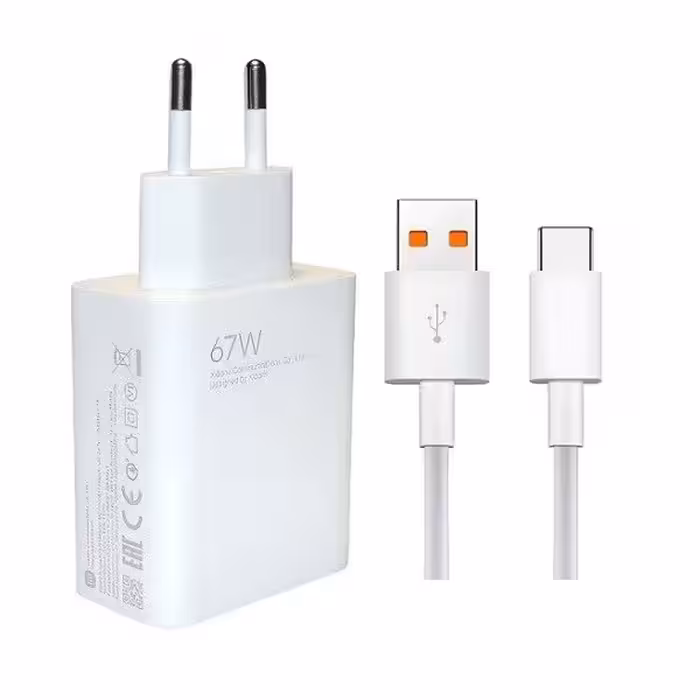 شارژر دیواری 67 وات مدل SUPER FAST به همراه کابل تبدیل USB-C | کالا مکس