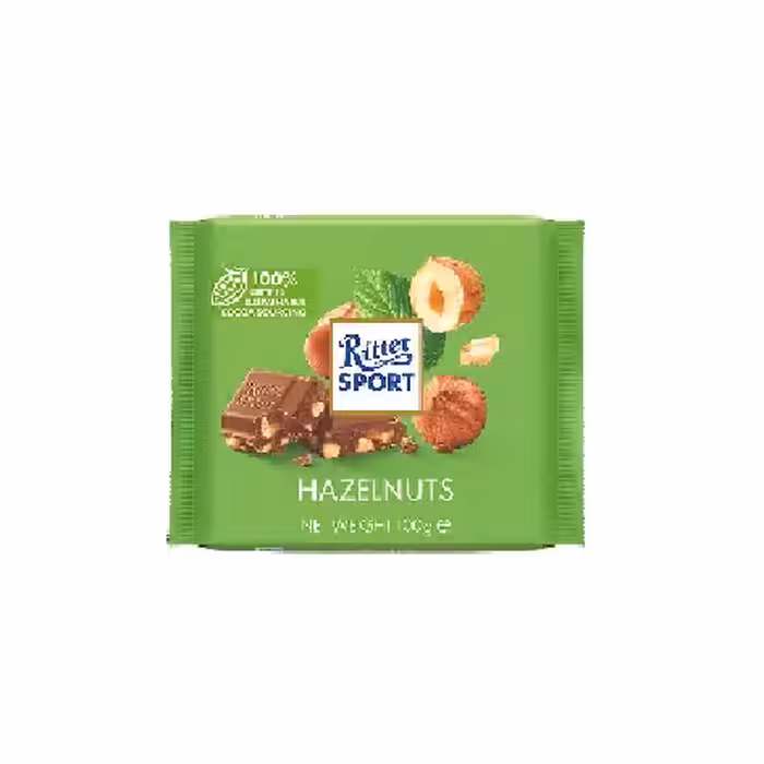 شکلات با طعم نعنا و فندق ریتر اسپرت Ritter Sport