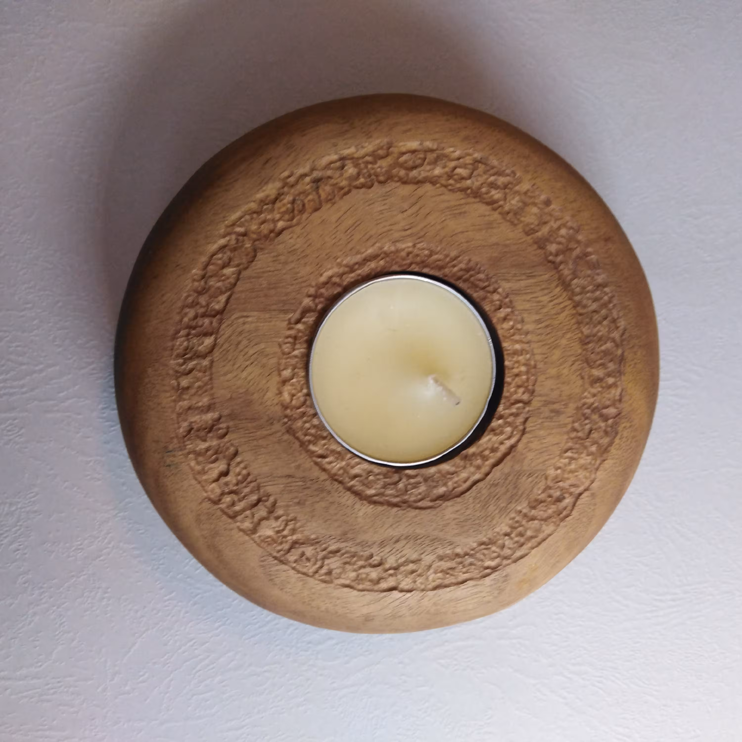 جاشمعی چوبی طرح دایره