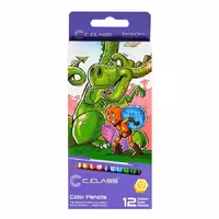 مداد رنگی 12 رنگ سی.کلاس