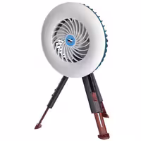 چراغ کمپینگ و پنکه شارژی صفحه خورشیدی اسمایلینگ شارک مدل LY-0264