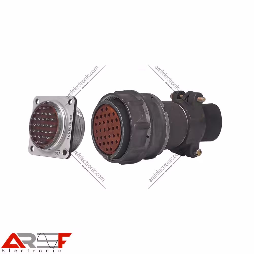 کانکتور روسی نری فلنج کامل 32 پین قطر 33 میلیمتر - فروشگاه عارف الکترونیک