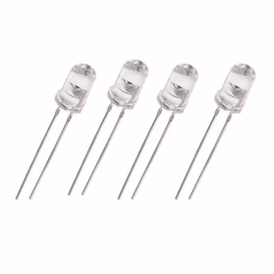 لامپ LED لیزری رنگ آبی 5 میلمیتری