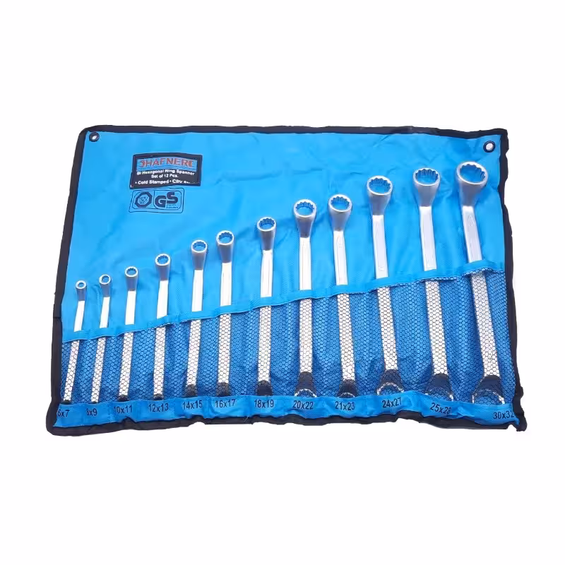 آچار دو سر رینگی هافنر مدل AJ-RAD-H12PCS مجموعه 12 عددی