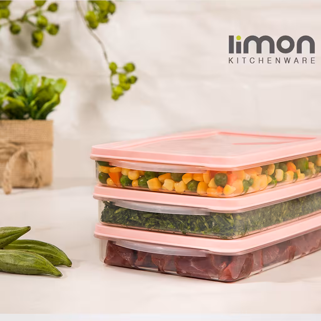 ست فریزری 3 عددی لیمون مدل نسترن