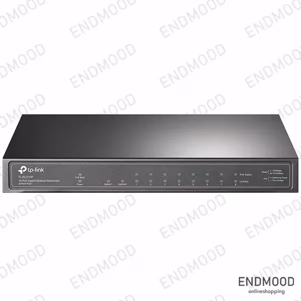سوئیچ 10 پورت PoE تی پی لینک TP-Link SG1210P