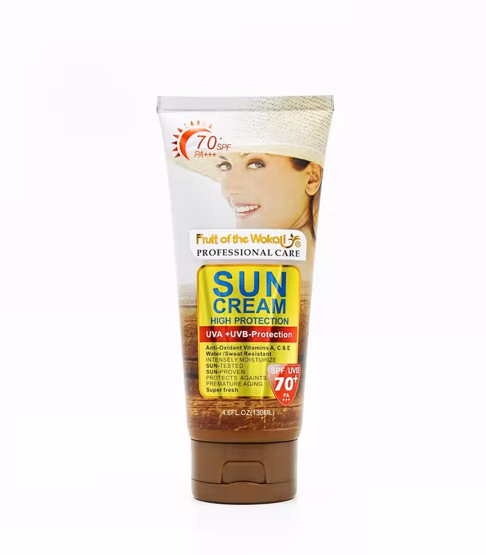 کرم ضد آفتاب SPF 70 وکالی 130 میلی لیتر