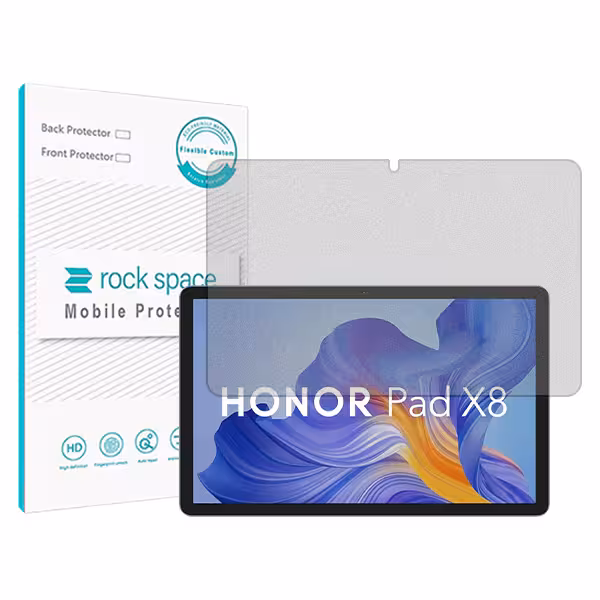گلس تبلت آنر Pad X8 مدل نانو هیدروژل مات برند راک اسپیس کد L