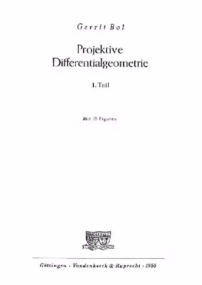 خرید و دانلود نسخه کامل کتاب Projektive Differentialgeometrie