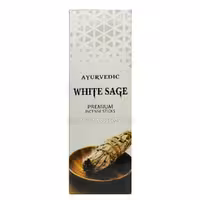 عود دست ساز هندی White Sage برند Ayurvedic (عود وایت سیج)