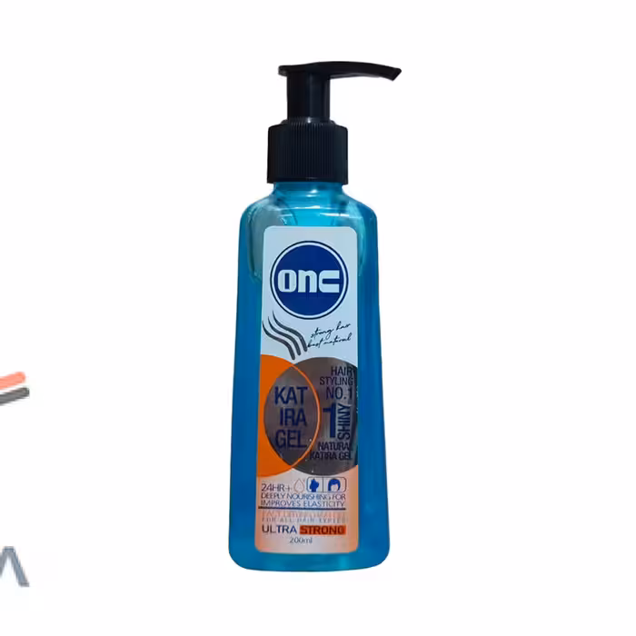 ژل کتیرا پمپی آبی انس 200 میل