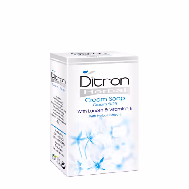 صابون مرطوب کننده حاوی 25 درصد کرم نرم کننده دیترون 110 گرمی