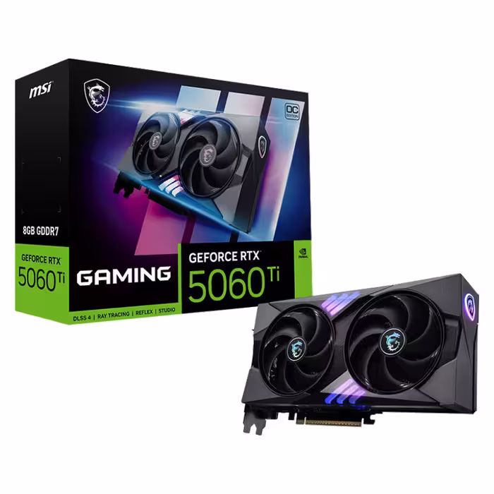 کارت گرافیک ام اس آی GeForce RTX 5060 TI Gaming OC ظرفیت 8 گیگابایت GDDR7