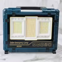 پروژکتور و پاوربانک شارژی خورشیدی 800 وات مدل W8121-3