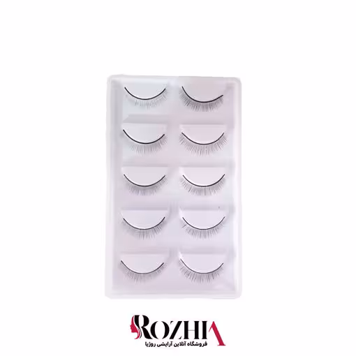 مژه تمرینی کاشت 5 ردیفه