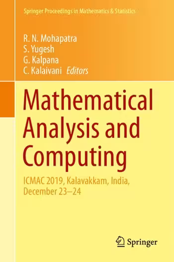 خرید و دانلود نسخه کامل کتاب Mathematical Analysis and Computing: ICMAC 2019, Kalavakkam, India, December 23–24