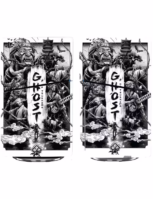 اسکین پی اس 5 اسلیم دیجیتال برند گیم‌آور طرح شبح تسوشیما کد A