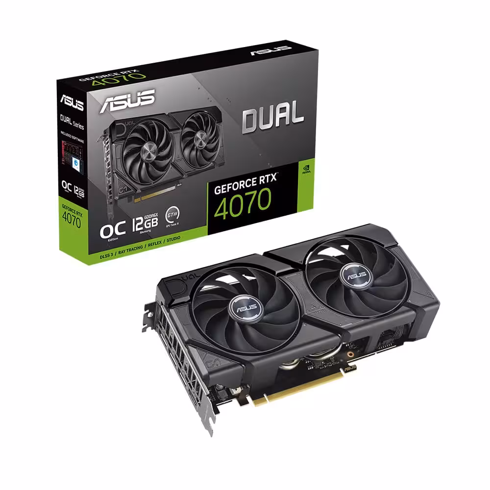 کارت گرافیک ایسوس ASUS DUAL RTX 4070 EVO OC 12GB