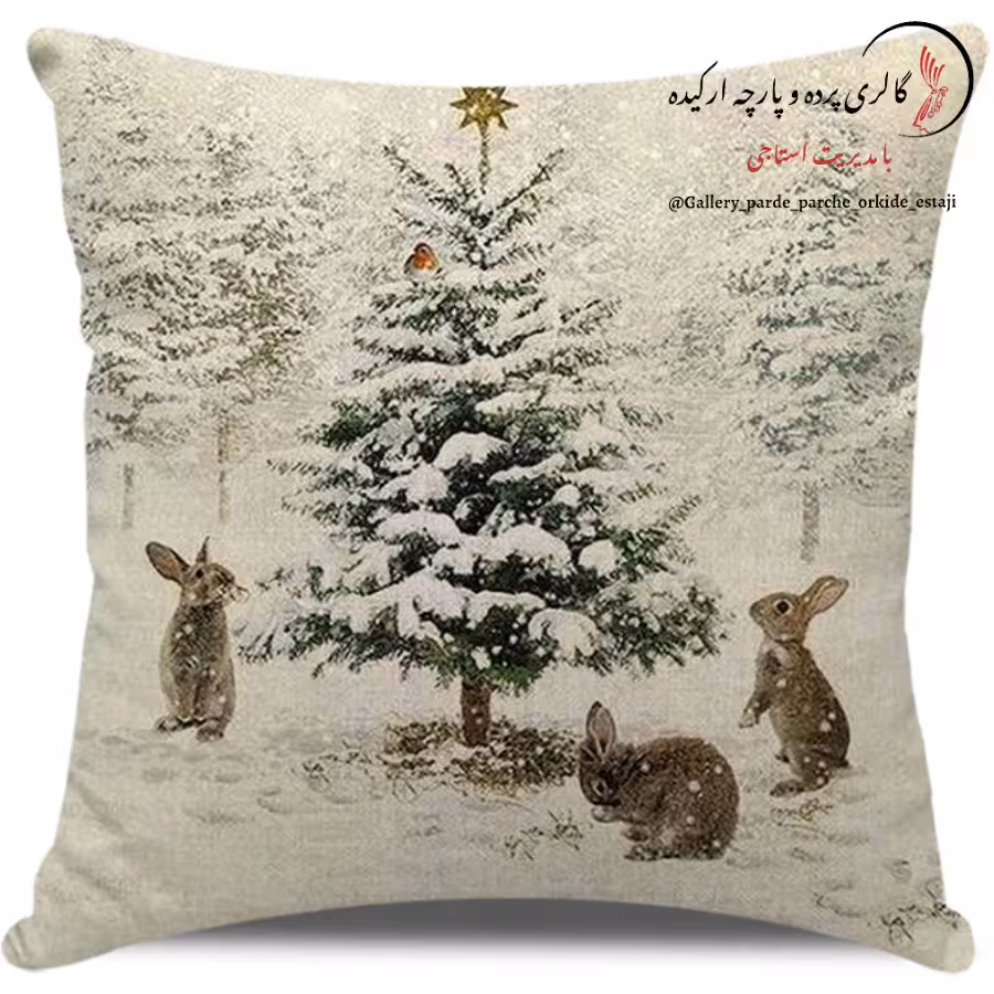 کاور کوسن چاپی  طرح    نقاشی   کد 034