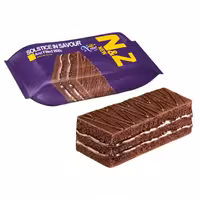 کیک اسفنجی سه لایه با کرم کاکائویی N&Z نظری – 65 گرم