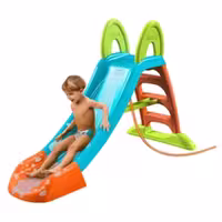 سرسره کودک تاشو Feber Slide plus with water toboggan