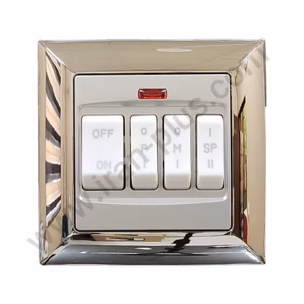 کلید کولر مدل الیزه طرح متال نقره ای