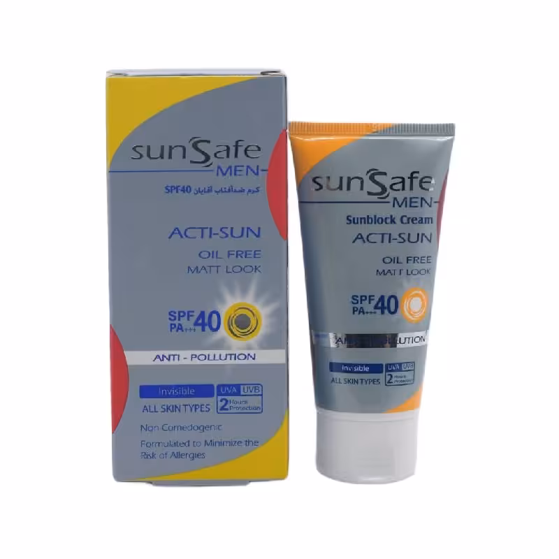 کرم ضد آفتاب آقایان سان سیف SPF40