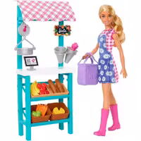 عروسک برند باربی Barbie مدل سوپر مارکت